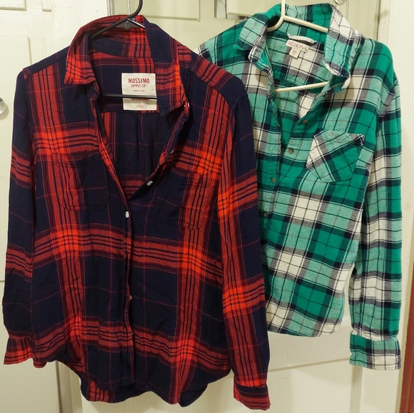 Button up flannels Mossimo and Merona, Small - Picture 6 of 6
